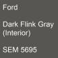 Preview: Ford, Dark Flink Gray (Interior), SEM 5695.